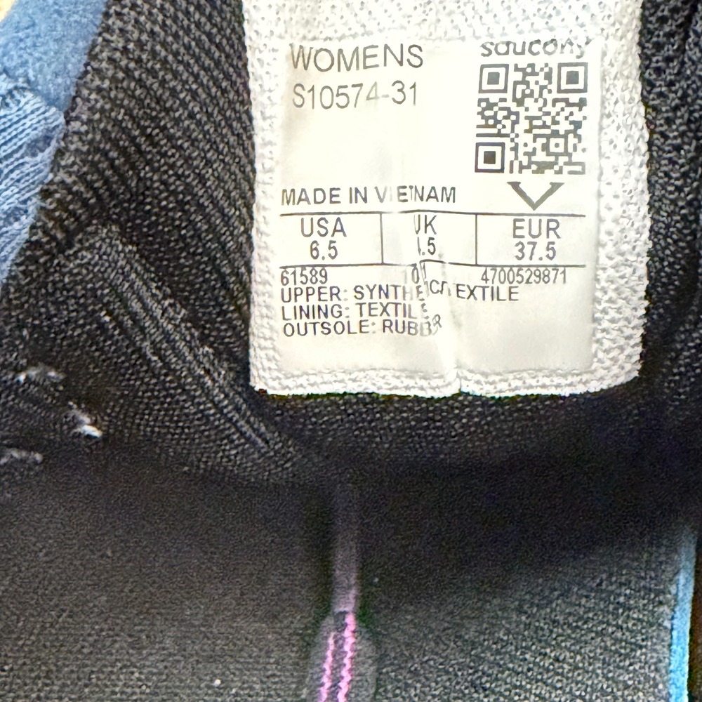Saucony Cohesion 13 Womens Blue Pink Running gym fit Shoes S10574-31 Size 6.5 C+ - Picture 9 of 11
